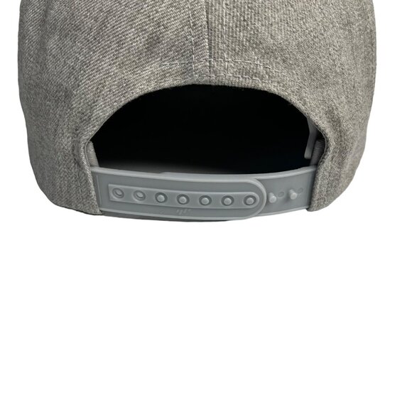 The Classics Yupoong Hat Legendary Snapback Gray Wool Blend New - Picture 6 of 8
